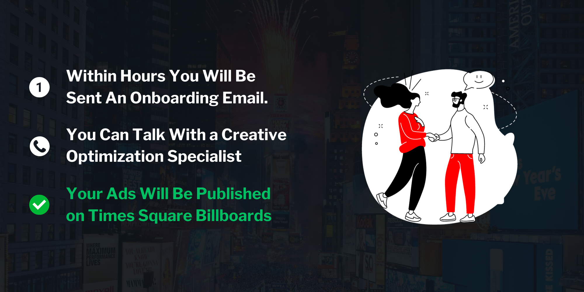 Within Hours You Will Be Sent An Onboarding Email.